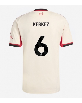 Liverpool Milos Kerkez #6 Maglia Gara Trasferta Repliche 2025-26 Maniche Corte